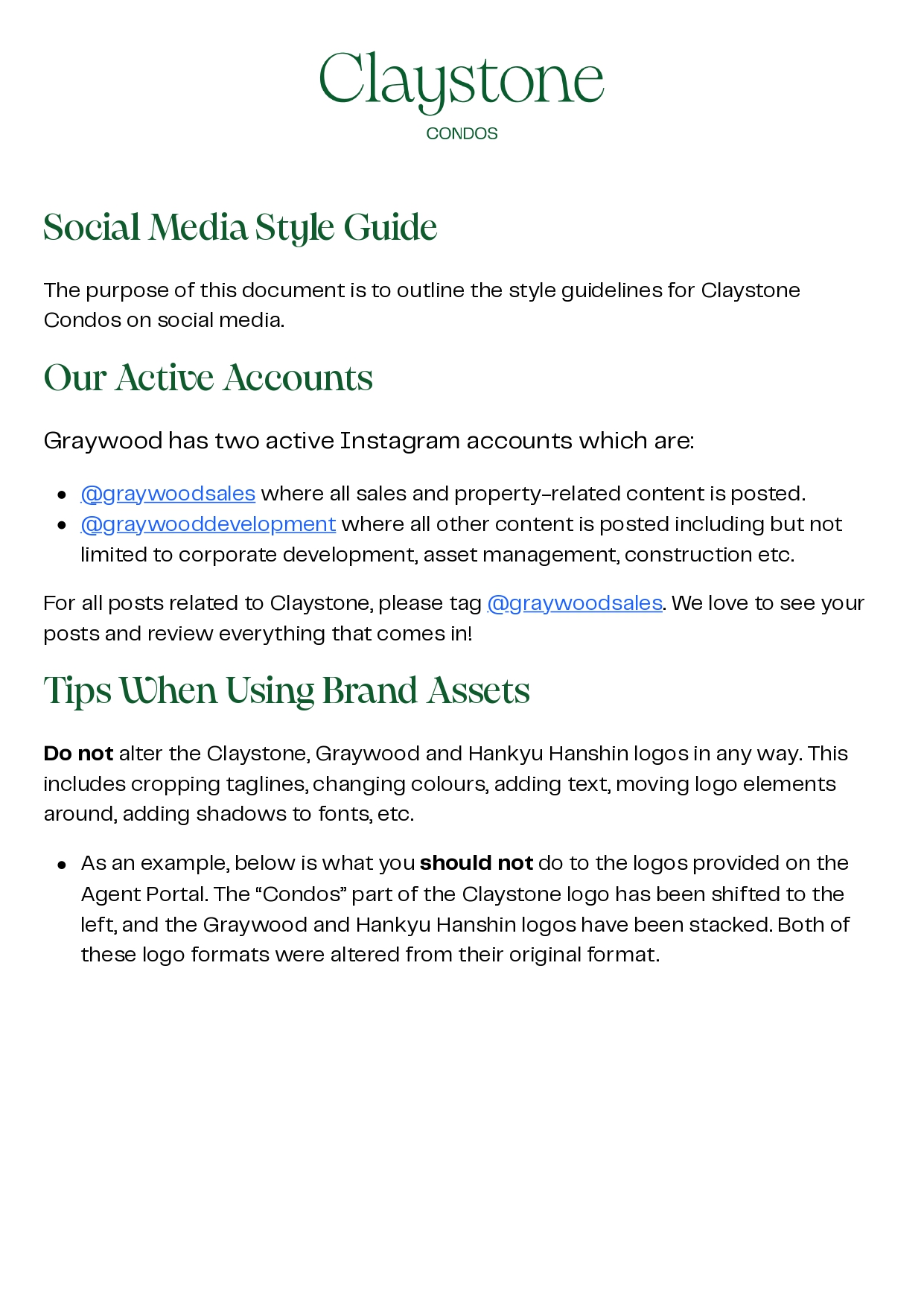 Social Media Style Guideline
