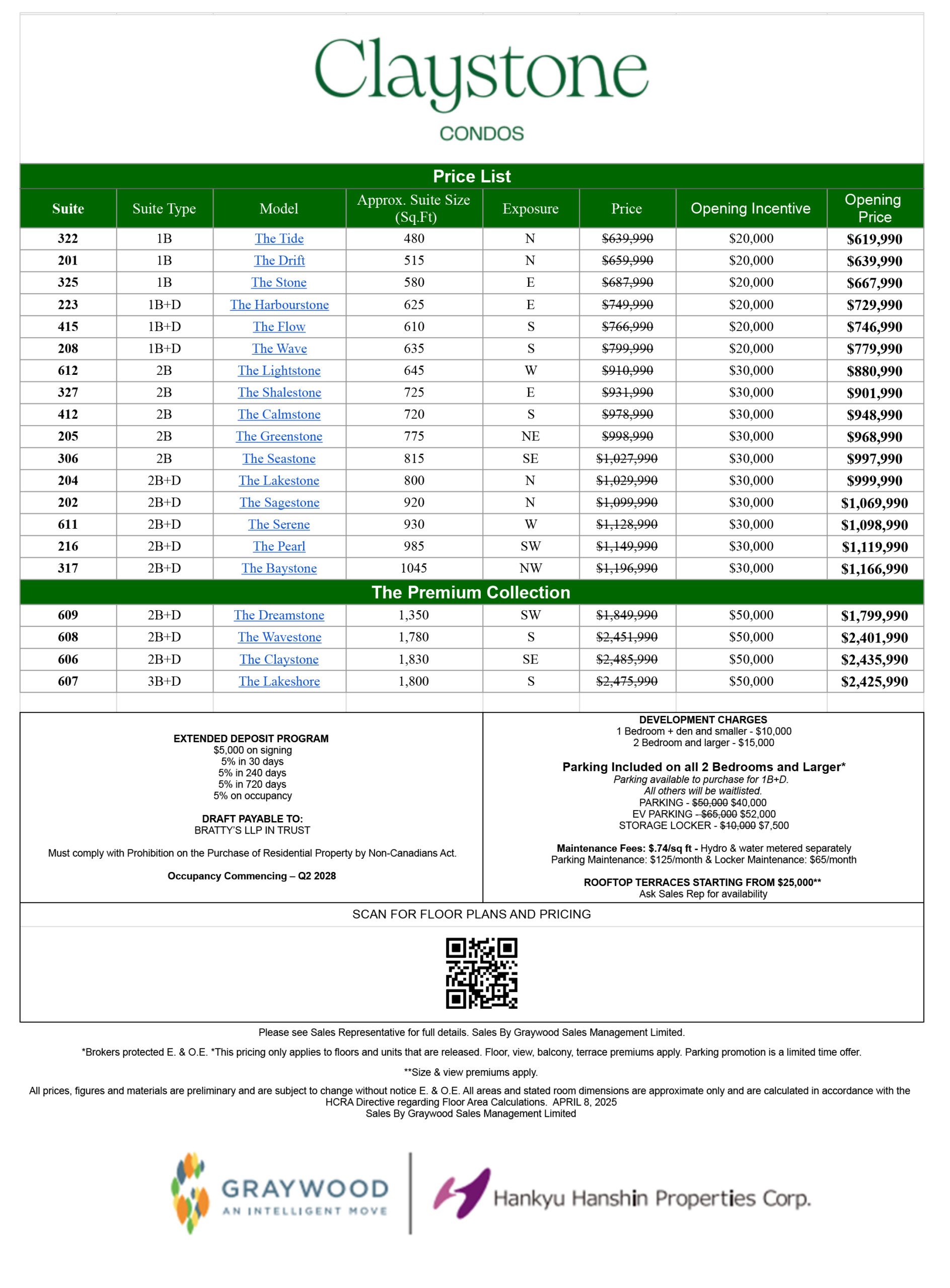 Exclusive Preview Pricing
